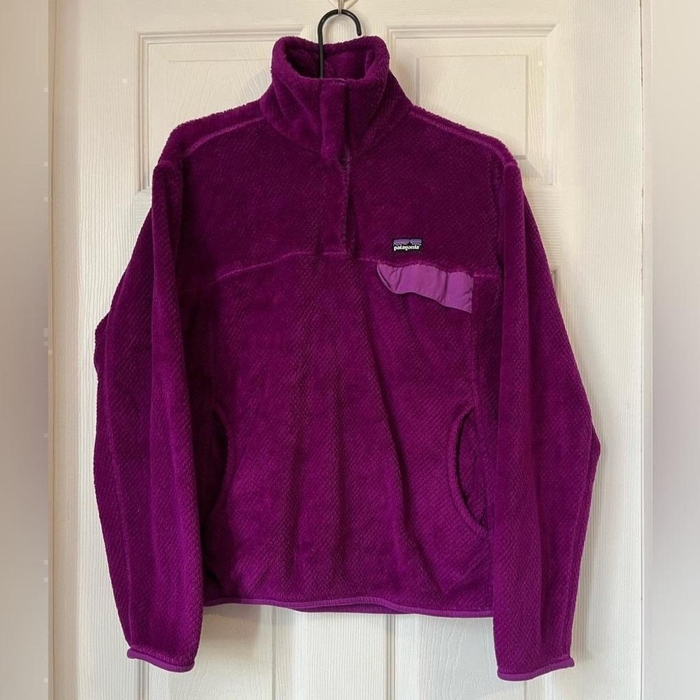 Patagonia Purple Quarter Snap Fleece